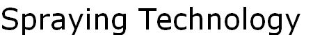 Spraying Technology